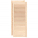 VidaXL cupboard doors with slats 2 pcs 99.3x39.4 cm solid pine