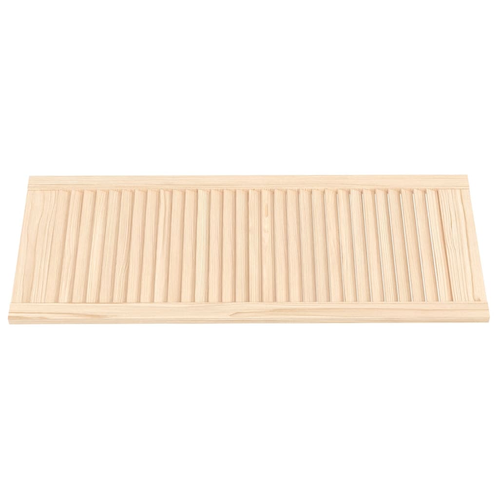 VidaXL cupboard doors with slats 2 pcs 99.3x39.4 cm solid pine