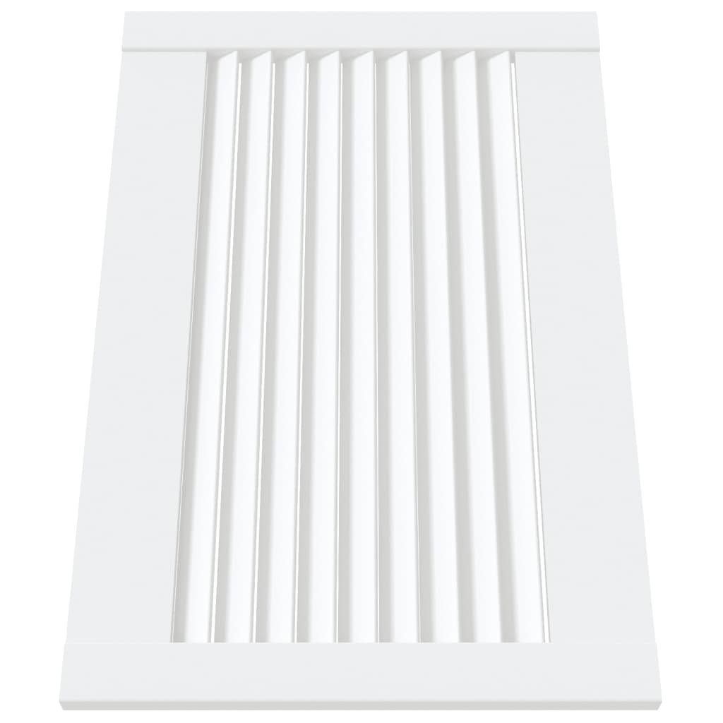 VidaXL Cabinet door with slats 39.5x59.4 cm Solid pine white