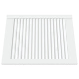 Dveře kabinetu Vidaxl s lamely 2 ks 61.5x49.4 cm borovice White