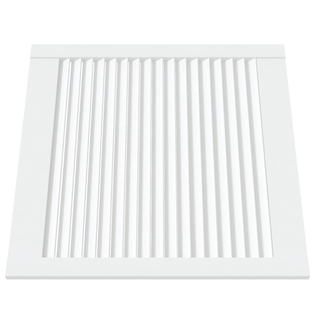 Dveře kabinetu Vidaxl s lamely 2 ks 61,5x59,4 cm borovice bílé