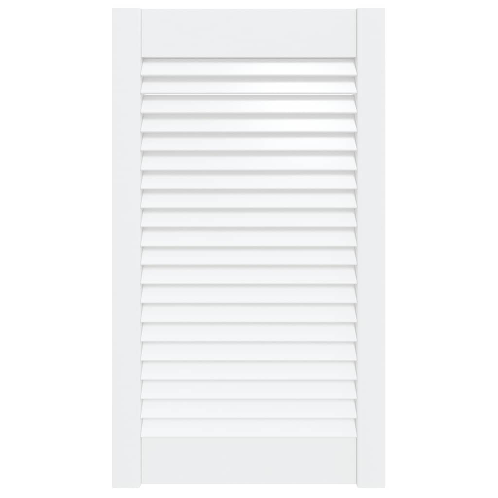 VidaXL Cabinet door with slats 69x39.4 cm Solid pine white