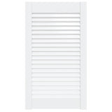 VidaXL Cabinet door with slats 69x39.4 cm Solid pine white