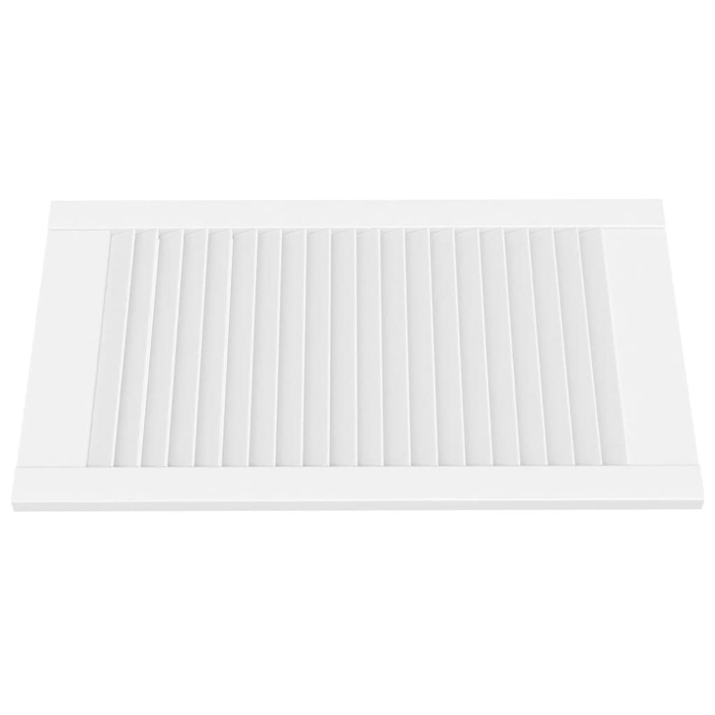 VidaXL Cabinet door with slats 69x39.4 cm Solid pine white