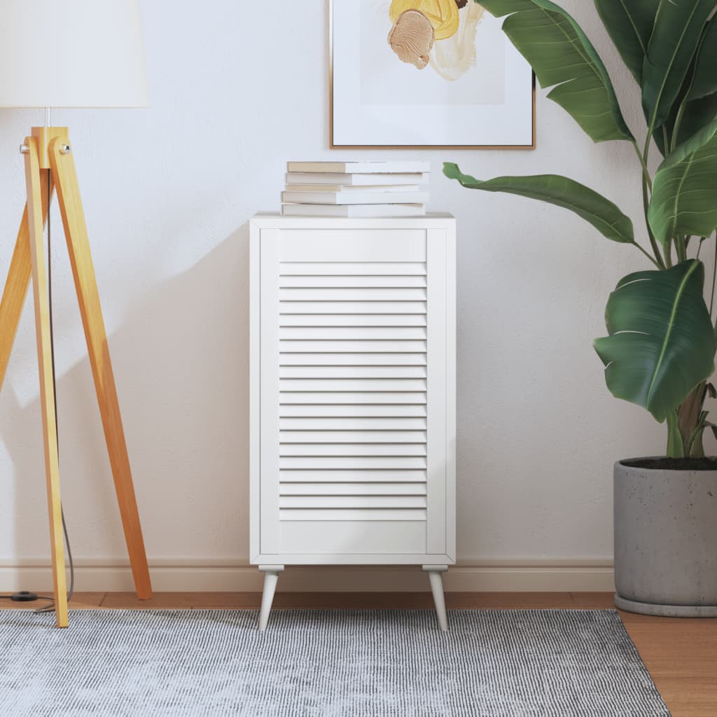 VidaXL Cabinet door with slats 69x39.4 cm Solid pine white