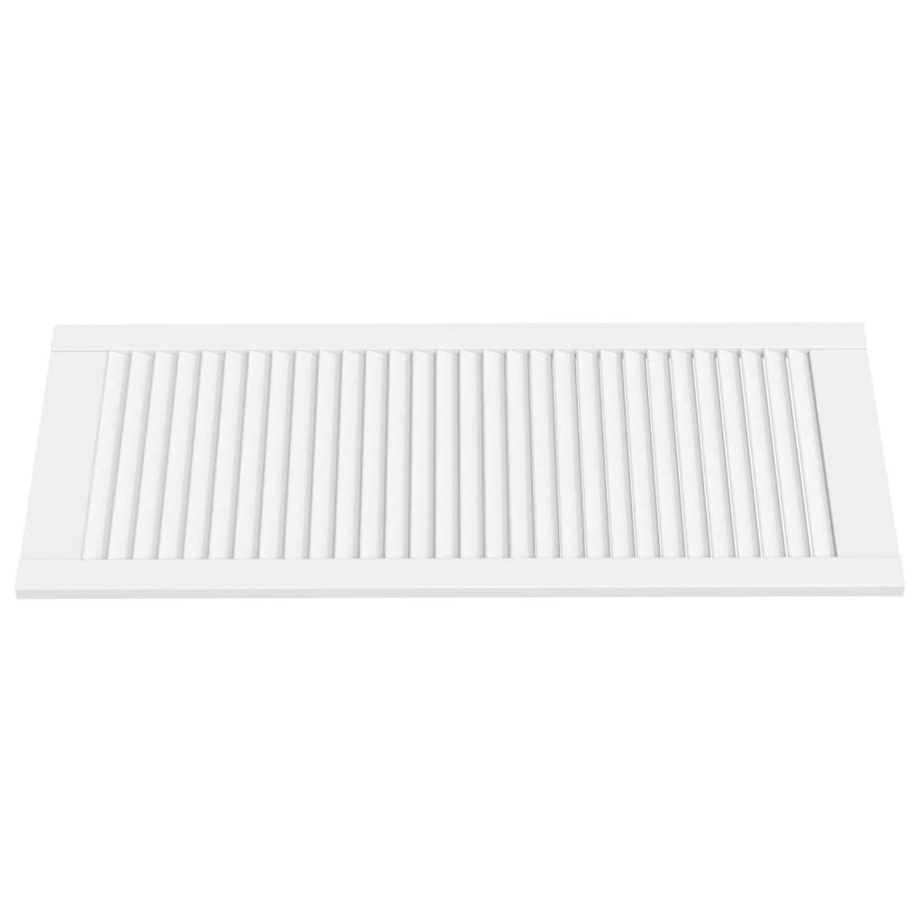 Vidaxl Cabinet Dieren mat Slats 2 PCs 99.3x39.4 cm Pine Whine White
