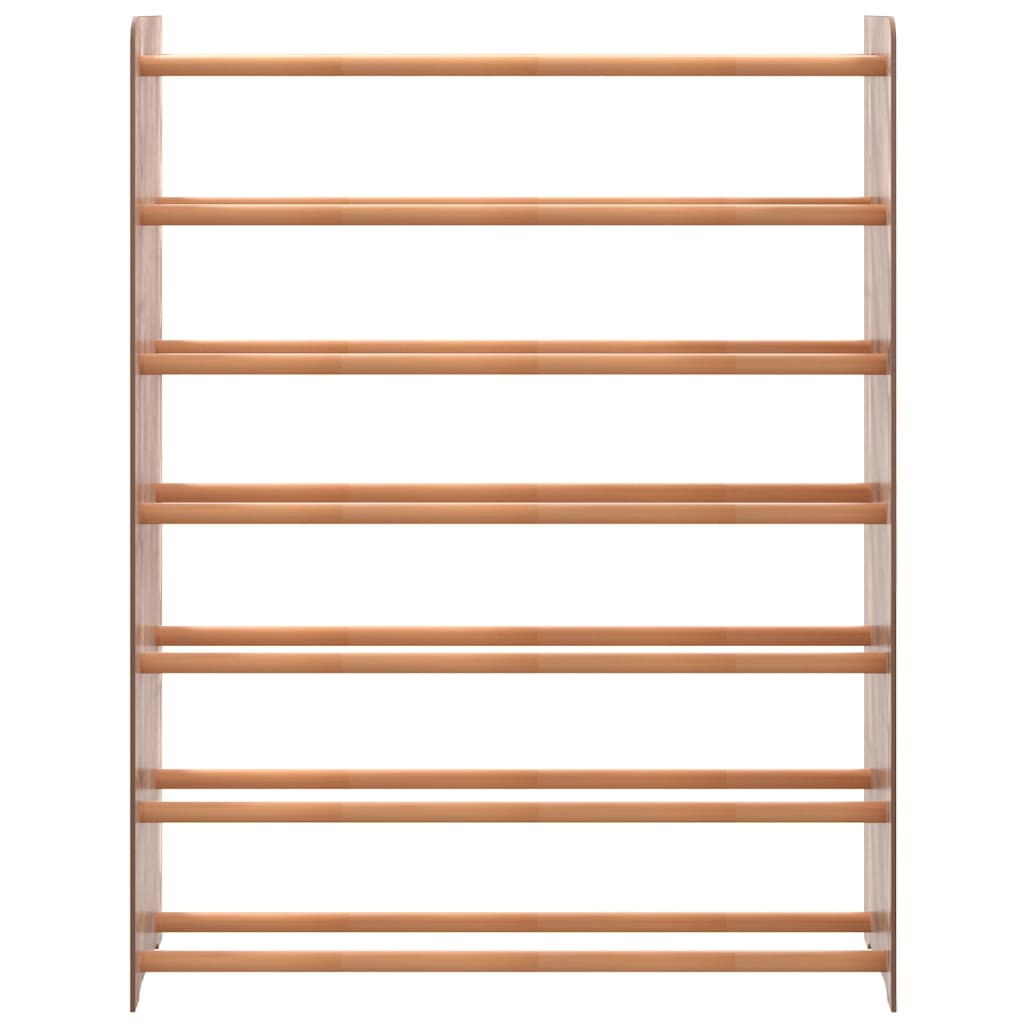 Stojan na boty Vidaxl 90x24x117 cm zpracované dřevo hnědé