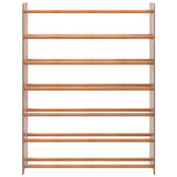 Stojan na boty Vidaxl 90x24x117 cm zpracované dřevo hnědé