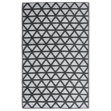 Vidaxl zunanja preproga Arakil 140x200 cm polipropena črna