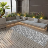 VIDAXL ESTERNO TAGNO ARAKIL 80X250 CM Polypropene Grigio