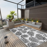 Vidaxl mimo koberec Arakil 140x200 cm polypropen černé