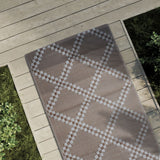 Vidaxl zunanja preproga Arakil 80x250 cm Polipropen rjava