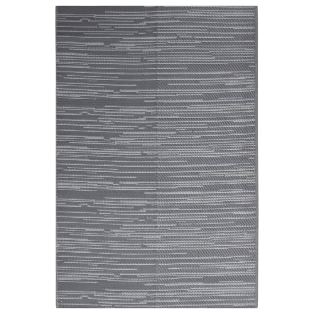 Vidaxl ausserhalb Tepp Arakil 140x200 cm Polyprope Anthracit --cooled