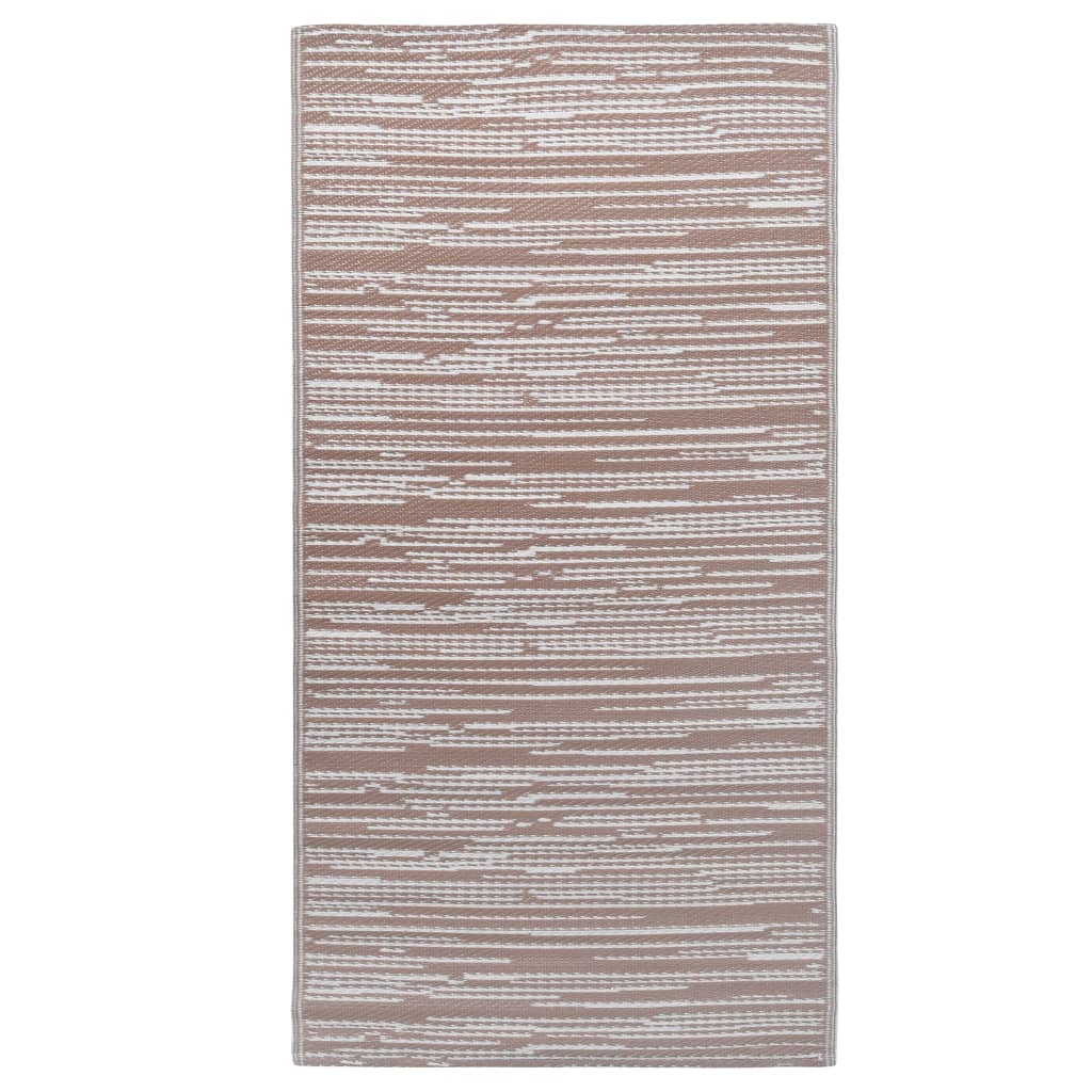 Vidaxl uden for tæppet Arakil 140x200 cm polypropen taupe