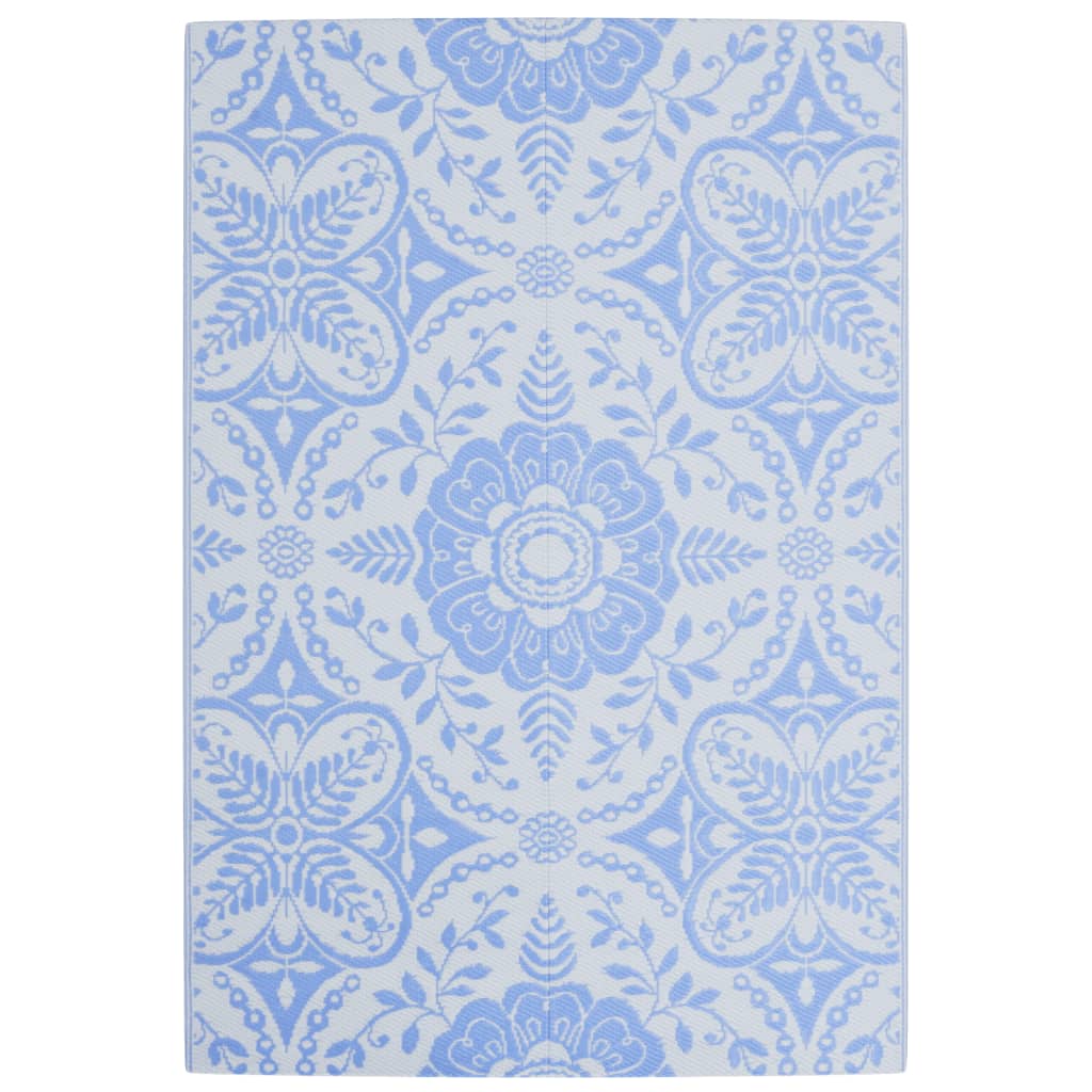 Vidaxl à l'extérieur du tapis Arakil 140x200 cm Bébé polypropen bleu