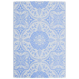 Vidaxl à l'extérieur du tapis Arakil 140x200 cm Bébé polypropen bleu