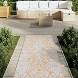 Vidaxl mimo koberec Arakil 80x250 cm pp oranžový a bílý