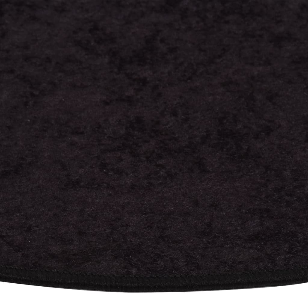 VIDAXL RUG PARBIALUBE ANTI-SLIP Ø120 cm antracit-obarvana