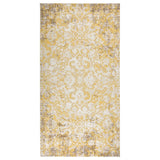 Vidaxl uden for tæppet fladt vævet 80x150 cm gul