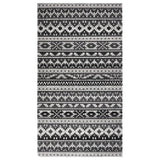 Vidaxl buitenkleed platgeweven 115x170 cm donkergrijs