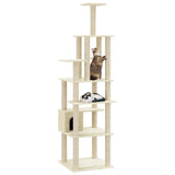 Vidaxl Cat Scraping Post z Sisal Scrating Posts 183 cm Kream -Colored