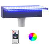 VidaXL Waterfall Overlad with RGB LEDs 30 cm Acrylic