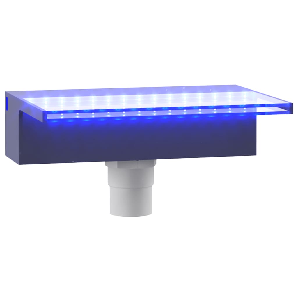 VidaXL Waterfall Overlad with RGB LEDs 30 cm Acrylic