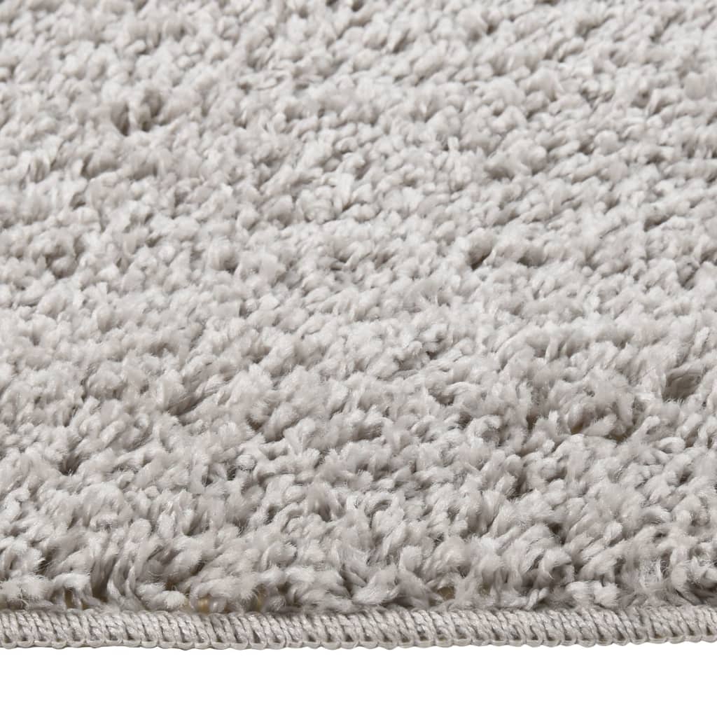 Vidaxl vloerkleed shaggy anti-slip 200x290 cm lichtgrijs