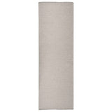 Vidaxl uden for tæppet fladt vævet 80x250 cm taupe