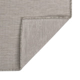 Vidaxl uden for tæppet fladt vævet 80x250 cm taupe