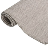 Vidaxl ausserhalb Rugfauto gewéckelt 100x200 cm Taupe