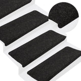 Vidaxl Staps Mants selbstadiv 15 st 65x24.5x3.5 cm Anthhacite -Colored