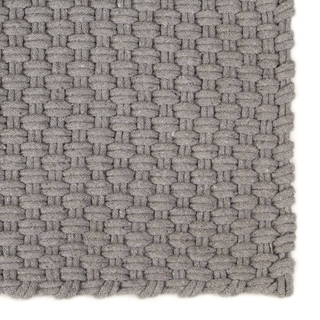 Vidaxl rectangulaire 120x180 cm gris coton