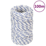 Vidaxl Boot Rope 2 mm 100 m Polypropylene white