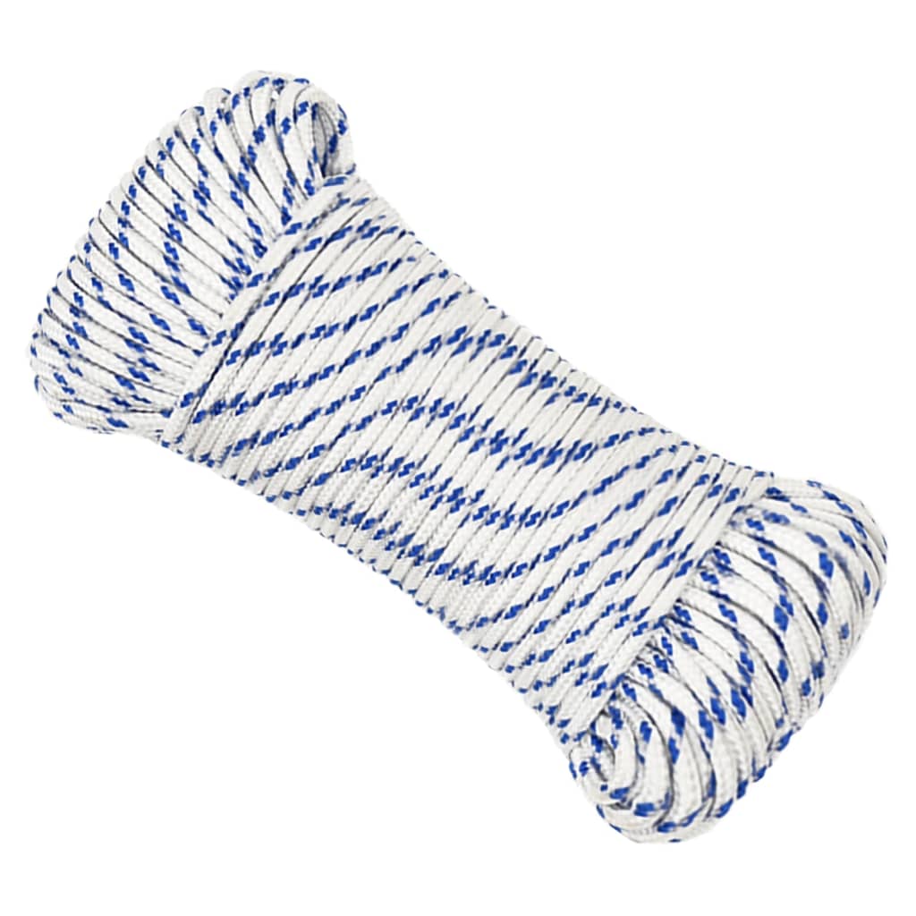 Vidaxl Boot rope 4 mm 50 m Polypropylene white