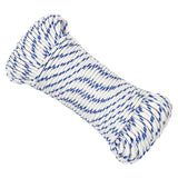 Vidaxl Boot rope 4 mm 50 m Polypropylene white