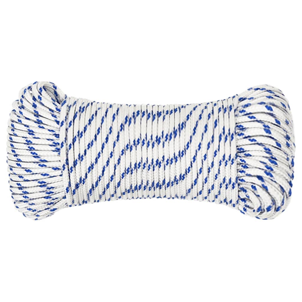 Vidaxl Boot rope 4 mm 50 m Polypropylene white