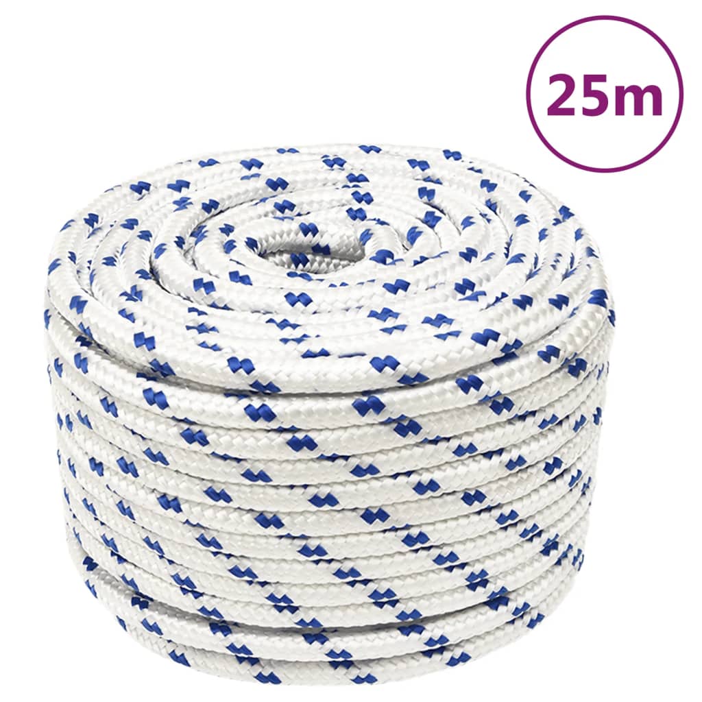Vidaxl Boot rope 14 mm 25 m Polypropylene white