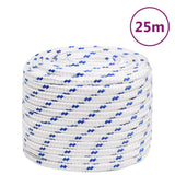 Vidaxl Boot Rope 16 mm 25 m Polypropylene white