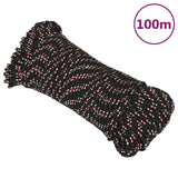 Vidaxl Boot rope 4 mm 100 m polypropylene black
