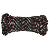Vidaxl Boot Rope 5 m mm 25 m Polypropylene schwaarz