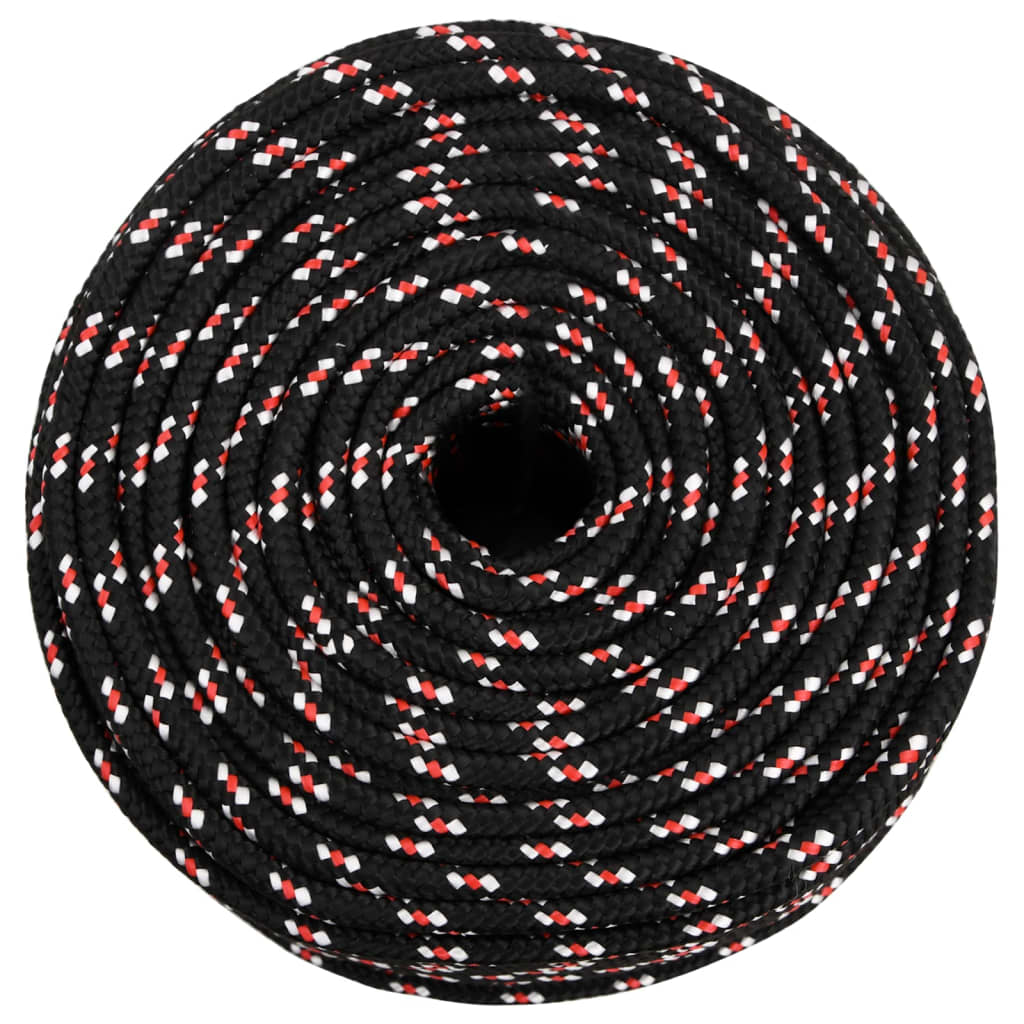 Vidaxl Boot Rope 6 mm 25 m Polypropylene black