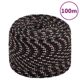 Vidaxl Boot rope 10 mm 100 m polypropylene black