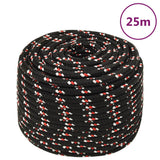 Vidaxl Boot rope 12 mm 25 m polypropylene black