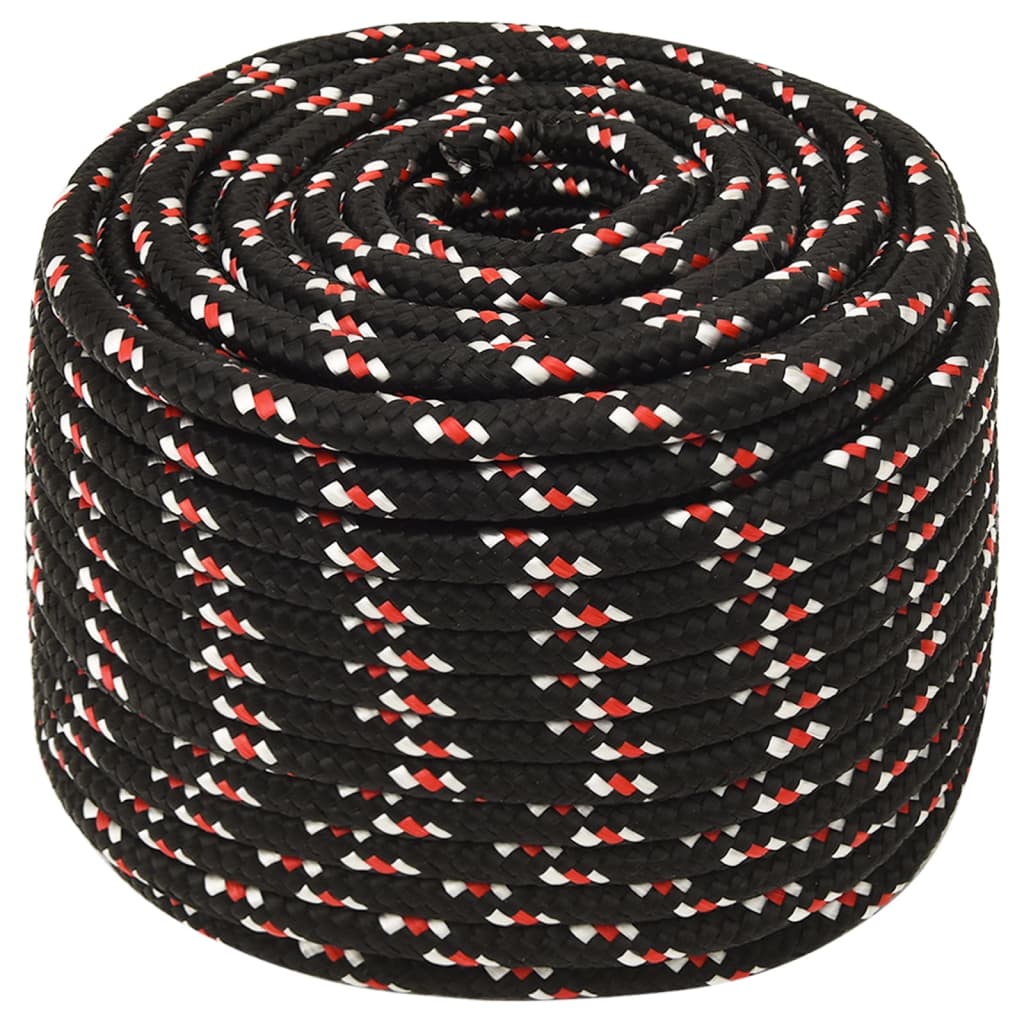 Vidaxl Boot rope 12 mm 25 m polypropylene black