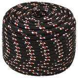 Vidaxl Boot rope 12 mm 25 m polypropylene black