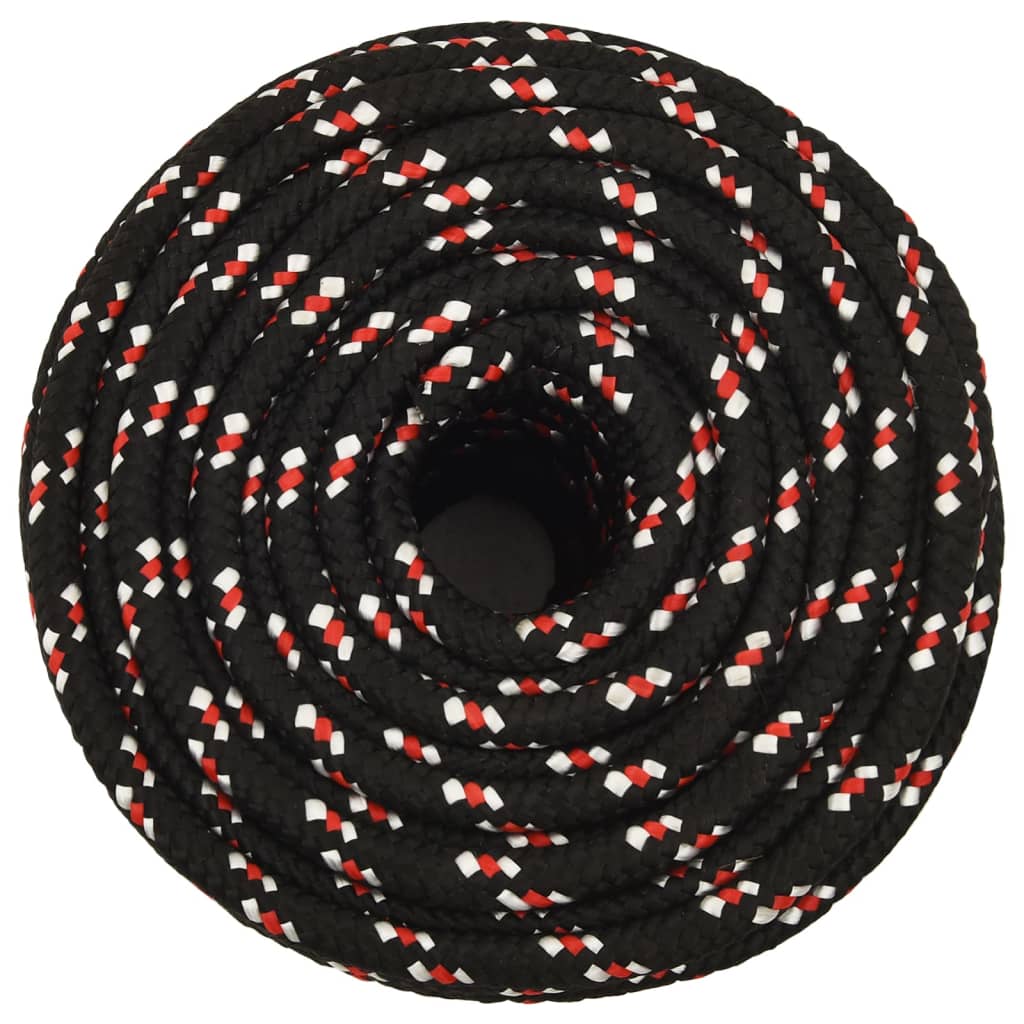 Vidaxl Boot rope 12 mm 25 m polypropylene black
