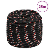 Vidaxl Boot rope 16 mm 25 m polypropylene black