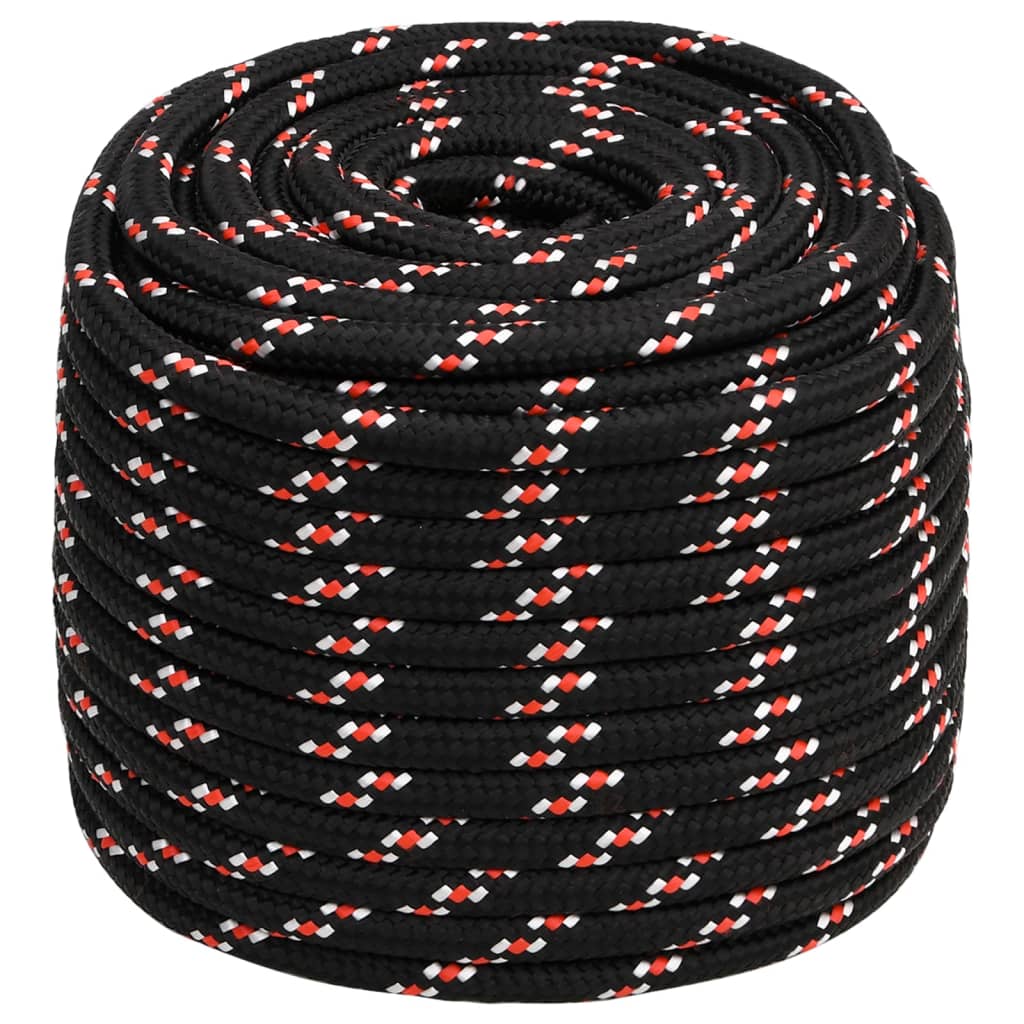 Vidaxl Boot Rope 18 mm 25 m Polypropylene black