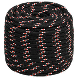Vidaxl Boot Rope 18 mm 25 m Polypropylene black